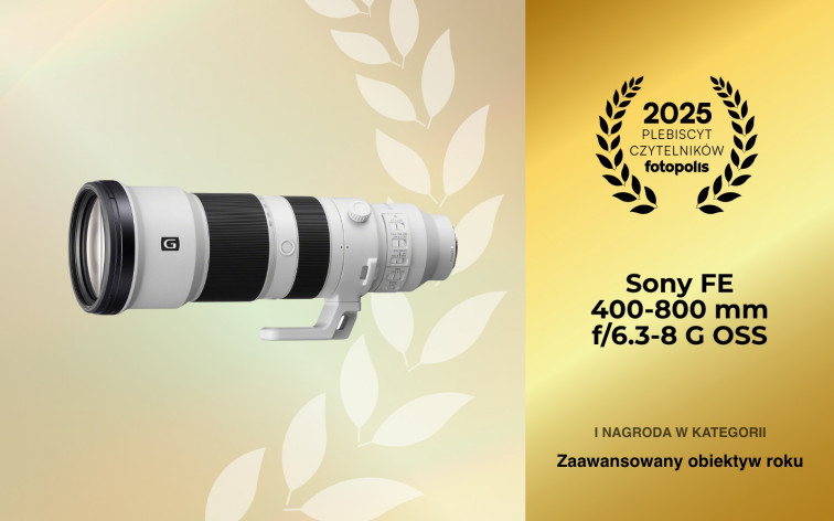Sony FE 400-800 mm f/6.3-8 G OSS